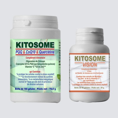 Kit de KITOSOME PQQ + KITOSOME VISION