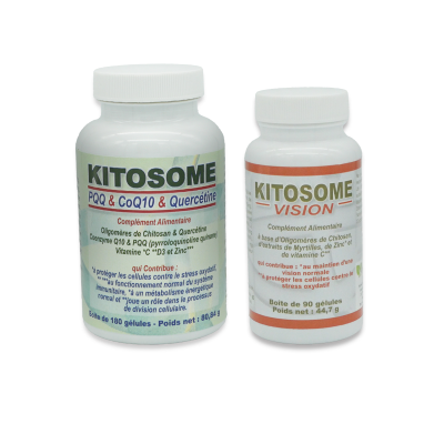 Kit de KITOSOME PQQ + KITOSOME VISION Kit de KITOSOME PQQ + KITOSOME VISION