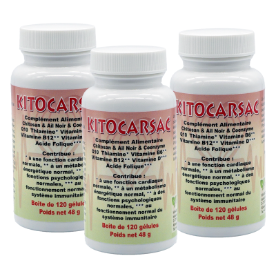 KITOCARSAC Lot de 3 boîtes