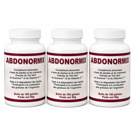 ABDONORMIX Lot de 3 boîtes